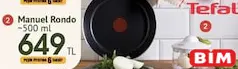 TEFAL MANUEL RONDO 2 BIÇAKLI 500 ML TEFAL MANUEL RONDO 2 BIÇAKLI 500 ML
